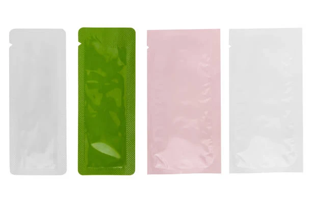 Interfacial peel seal for pouches